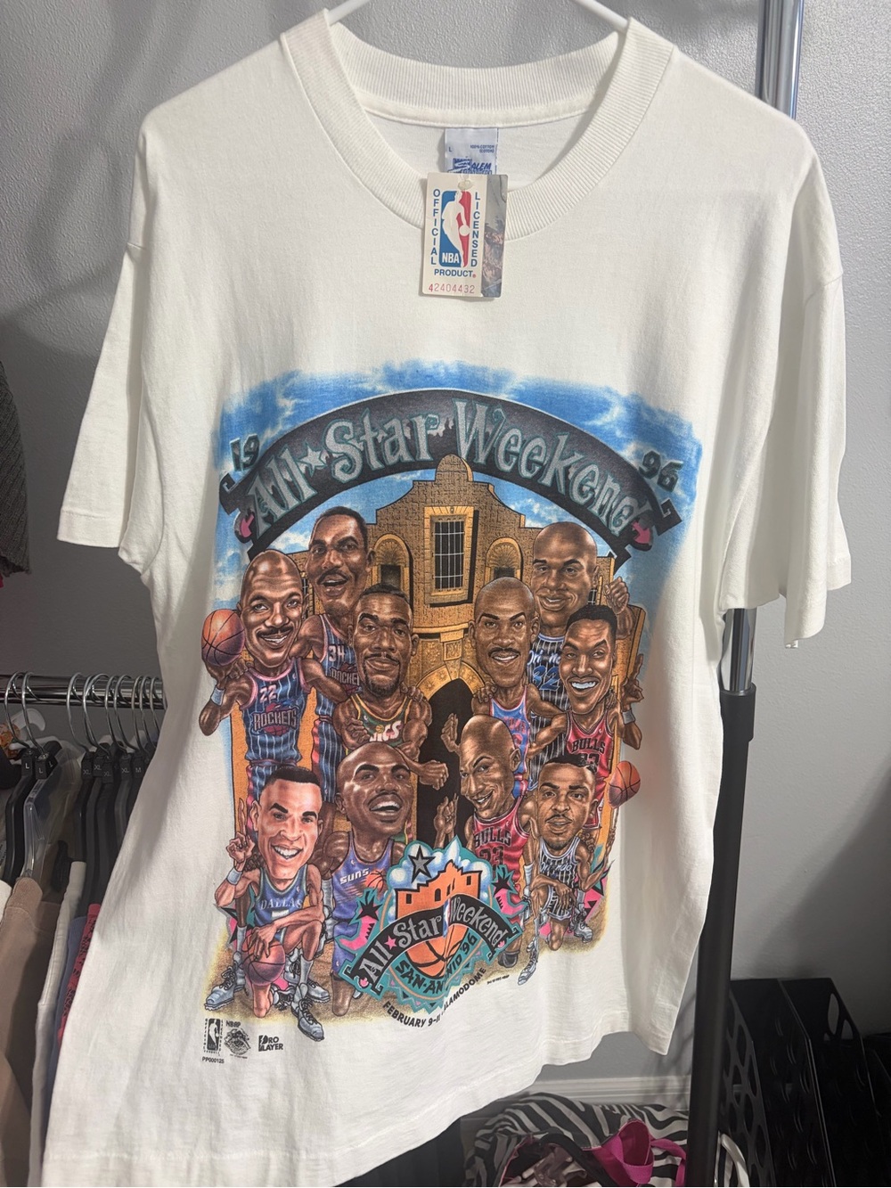 1995 NBA All-Star Weekend Graphic Tee - White